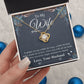 Valentine Gifts To My Soulmate Necklace Gift for Wife from Husband, Soulmate Anniversary Gifts, Gift for Soulmate Necklace Message Card and Necklace Gift Box Gift Box Styles on Birthday, Wedding, Anniversary, Valentine Love knot Thang