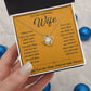 Soulmate Necklace For Women, To My Soulmate, Soulmate Gifts For Her, Future Wife Necklace, Necklaces For Girlfriend, To My Wife Necklace, Wife Necklace From Husband Necklace Message Card and Gift Box Styles on Birthday, Christmas, Valentine Love knot Than