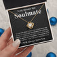Gifts For Soulmate Birthday Gifts From Husband Necklace Valentines Day, Necklace for Future Soulmate, Valentine Anniversary Jewelry for Wife Necklace Gifts from Husband - Soulmate Gift Necklace with Message Card and Gift Box Love knot Thang