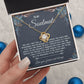 To My Soulmate Necklace Gift, Necklaces For Wife from Husband, Soulmate Necklace to My Beautiful Soulamte, Necklace For Soulmate with Message Card and Necklace Gift Box Gift Box Styles on Birthday, Christmas, Wedding, Anniversary, Valentine Love knot Than