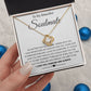 To My Beautiful Soulmate Necklace Valentine Gifts for Wife Gifts from Husband, Wife Anniversary Gifts, Gifts for Wife, Message Card and Necklace Gift Box Gift Box Styles on Birthday, Wedding, Anniversary, Valentine Love knot Thang