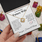 Future Wife Necklace My Last Everything, Promise Necklace For Her, Fiance Gifts For Her, Valentine Gifts For Future Wife With Message Card Box LED, Soulmate Necklace For Women, To My Wife Necklace copy Love knot Thang