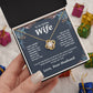 Valentine Gifts for Wife Necklace from Husband, Gifts for Wife from Husband, Valentine Gifts for Her Gifts Soulmate Message Card and Necklace Gift Box Gift Box Styles on Birthday, Wedding, Anniversary, Valentine Love knot Thang