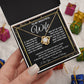 To My Beautiful Wife Necklace, Soulmate Jewelry For Women, Wife Necklace From Husband, Soulmate Gifts For Her, To My Future Soulmate Necklace Message Card and Necklace Gifts Box Gift Box Styles on Birthday, Wedding, Anniversary, Valentine Love knot Thang