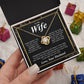Valentine Gifts To My Soulmate Necklace Gifts for Wife from Husband, Soulmate Valentine Gifts, Gift for Soulmate Necklace Message Card and Necklace Gift Box Gift Box Styles on Birthday, Wedding, Anniversary, Valentine Love knot Thang