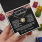 Soulmate Necklace Gifts from Husband, Wedding Gifts for Wife from Husband, Wife Birthday Gifts from Husband, To My Wife Necklace Message Card and Necklace Gifts Box Gift Box Styles on Birthday, Wedding, Anniversary, Valentine Love knot Thang