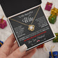 My Beautiful Wife Necklace Future Wife Gifts, Promise Necklace For Her, Fiance Gifts For Her, Valentine Gifts For Soulmate From Husband With Message Card Box LED, Soulmate Necklace For Women, To My Wife Necklace Love knot Thang