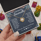 To My Beautiful Soulmate Necklace Gift, Soulmate for Wife Valentine Gifts from Husband, Birthday for Women, Soulmate Gifts, Message Card and Necklace Gifts Box Gift Box Styles on Birthday, Wedding, Anniversary, Valentine Love knot Thang