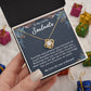 To My Lovely Wife Necklace Gift From Husband To My Badass Wife Pendant Birthday Jewelry with Message Card and Gift Box. Gift for Wife. Necklace Gift Set for Wife Necklace Gifts Box Gift Box Styles Love knot Thang