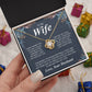 Valentine Gifts To My Soulmate Necklace Gifts for Wife from Husband, Soulmate Anniversary Gifts, Gift for Soulmate Necklace Message Card and Necklace Gift Box Gift Box Styles on Birthday, Wedding, Anniversary, Valentine Love knot Thang