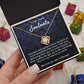 To My Lovely Soulmate Necklace Gift From Husband To My Badass Wife Pendant Wedding Jewelry with Message Card and Gift Box. Gift for Wife. Necklace Gift Set for Wife Necklace Gifts Box Gift Box Styles Love knot Thang