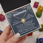 To My Soulmate Necklace To My Future Wife Necklace Gifts, Promise Necklace For Her, Fiance Gifts For Her, Anniversary Necklace Gifts For Soulmate From Husband With Message Card Box LED, Soulmate Necklace For Women, To My Wife Necklace Love knot Thang
