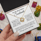 To My Beautiful Soulmate Necklace, Love knot Necklace for Girlfriend, Soulmate Jewelry, Soulmate Necklace, Future Wife Gift, Necklace for Wife from Husband, Necklace Message Card and Gift Box Styles on Birthday, Christmas, Wedding, Anniversary Love knot T
