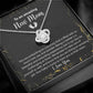 New Mom Gift Jewelry, First Time Mom Gift, Baby Feet Heart Necklace Baby Gift Set, To My Mommy, Gifts for Mom, Baby Shower Gifts, Mommy to be Gifts, Pregnancy Gifts for First Time Moms, Perfect Mother's Day Gift For New Mom LOVE KNOT