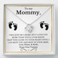 Gift for New Mom, Baby Feet Heart Necklace Baby Gift Set, To My Mommy, Necklaces For Women, Gifts for Mom, Baby Shower Gifts, Mommy to be Gifts, Pregnancy Gifts for First Time Moms, Mothers Day Gifts for New Mothers, Mother's Day Gi LOVE KNOT
