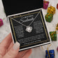 to My Beautiful Soulmate Necklace Future Wife Gifts, Promise Necklace For Her, Fiance Gifts For Her, Valentine Birthday Gifts For Future Wife With Message Card Box LED, Soulmate Necklace For Women, To My Wife Necklace Love knot Thang