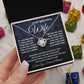 To My Beautiful Wife Necklace, Soulmate Jewelry For Women, Wife Necklace From Husband, Soulmate Gift For Her, To My Future Soulmate Necklace Message Card and Necklace Gift Box Gift Box Styles on Birthday, Wedding, Anniversary, Valentine Love knot Thang
