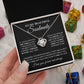 To My Beautiful Soulmate, Love Necklace for Girlfriend, Wife Gift, Soulmate Jewelry, Soulmate Necklace, Future Wife Gift, Necklace for Wife from Husband Necklace Message Card and Gift Box Styles on Birthday, Christmas, Wedding, Anniversary Love knot Thang
