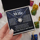 Gifts For Wife Birthday Gifts From Husband Necklace Valentines Days, Necklace for Future Soulmate, Wedding Necklace Jewelry for Wife Necklace Gifts from Husband - Soulmate Gift Necklace with Message Card and Gift Box Love knot Thang