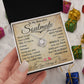My Beautiful Soulmate Necklace Future Wife Gifts, Promise Necklace For Her, Fiance Gifts For Her, Valentine Gifts For Soulmate From Husband With Message Card Box LED, Soulmate Necklace For Women, To My Wife Necklace Love knot Thang