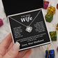Valentine Gifts for Wife Necklace from Husband- Gifts for Wife from Husband, Valentine Gifts for Her Gifts Soulmate Message Card and Necklace Gift Box Gift Box Styles on Birthday, Wedding, Anniversary, Valentine Love knot Thang