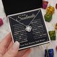 Couples Gifts, To My Beautiful Soulmate Necklace From Husband, Necklace For Wife From Husband, Wife Wedding From Husband, To My Wife, Necklace Custom Name Message Card and Gift Box Styles on Birthday, Christmas, Wedding, Anniversary Love knot Thang