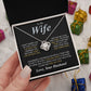To My Beautiful Soulmate Necklace Gifts for Wife from Husband, Soulmate Valentine Gifts, Gift for Soulmate Message Card and Necklace Gift Box Gift Box Styles on Birthday, Wedding, Anniversary, Valentine Love knot Thang