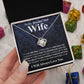 Gifts For Wife Birthday Gifts From Husband Necklace Valentines Day, Necklace for Future Soulmate, Wedding Valentine Jewelry for Wife Necklace Gifts from Husband - Soulmate Gift Necklace with Message Card and Gift Box Love knot Thang