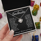 To My Beautiful Soulmate Necklace Gifts for Her, Soulmate for Wife Birthday Gifts from Husband, Valentine for Women, Soulmate Gifts, Message Card and Necklace Gifts Box Gift Box Styles on Birthday, Wedding, Anniversary, Valentine Love knot Thang