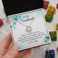 To My Soulmate, To My Wife Necklace, Wife Necklace, Wife Gift, WIfe Gift From Husband, Happy Anniversary, Meaningful Necklace Message Card and Gift Box Styles on Birthday, Christmas, Anniversary Love knot Thang