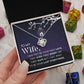 Birthday For Wife, Love Knot Necklace Gifts For Wife From Husband, To My Soulmate Necklace For Women, To My Wife Necklace Wedding Anniversary, I Love You, Meaningful Necklace Message Card and Gift Box Styles on Birthday, Christmas, Anniversary  Love knot