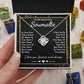 To My Beautiful Soulmate Necklace Gift, Soulmate for Wife Valentine Gifts from Husband, Wedding for Women, Soulmate Gifts, Message Card and Necklace Gifts Box Gift Box Styles on Birthday, Wedding, Anniversary, Valentine Love knot Thang