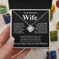 Gifts For Wife Birthday Gifts From Husband Necklace Valentines Days, Necklace for Future Soulmate, Anniversary Necklace Jewelry for Wife Necklace Gifts from Husband - Soulmate Gift Necklace with Message Card and Gift Box Love knot Thang