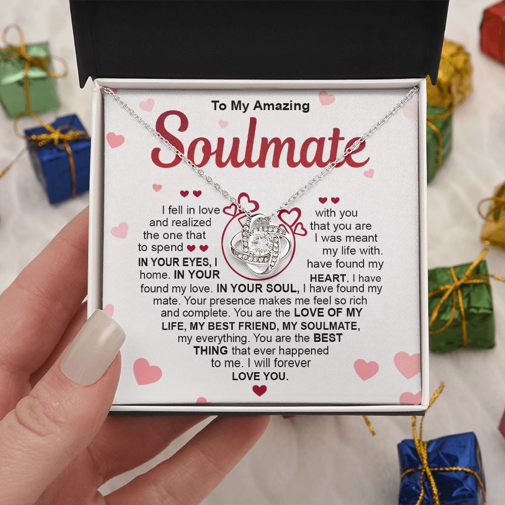 to my soulmate Love knot Thang