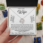 Soulmate Necklace For Women, Soulmate Gifts For Her, Future Wife Necklace, Necklaces Girlfriend, Soulmate Jewelry, To My Wife Necklace, Wife Necklace From Husband, Necklace Message Card and Gift Box Styles on Birthday, Christmas, Valentine Love knot Thang