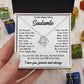To My Soulmate Necklace Gift for Her, Soulmate Necklace, Necklaces for Wife from Husband, Valentine To My Wife Necklace, Soulmate Gifts, Necklace Message Card and Gift Box Styles on Birthday, Wedding, Anniversary, Valentine Love knot Thang