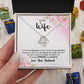 To My Wife Every Passing Second Gift Wife From Husband, Dear Wife, Jewelry For Women, Jewelry For Wife, Love Knot Meaningful Necklace Message Card and Gift Box Styles on Birthday, Christmas, Anniversary Love knot Thang