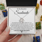 To My Beautiful Soulmate Necklace Valentine Gifts for Wife Gifts from Husband, Wife Anniversary Gifts, Gifts for Wife, Message Card and Necklace Gift Box Gift Box Styles on Birthday, Wedding, Anniversary, Valentine Love knot Thang