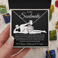 To My Soulmate Necklace For Women, Funny Gifts For Girlfriend,Valentine Christmas Presents For Girlfriend, Best Birthday Meaningful Gift Ideas For Wife, Women Romantic Jewelry For Her Anniversary Message Card and Gift Box Styles LOVE KNOT