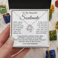 Soulmate Necklace Gift From Husband, Wedding Anniversary Romantic Gifts for Wife from Husband, Soulmate Birthday Gifts Message Card and Necklace Gifts Box Gift Box Styles on Birthday, Wedding, Anniversary, Valentine Love knot Thang