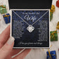 To My Beautiful Soulmate Necklace, Valentine Anniversary Jewelry Gift for Women, Anniversary Gifts For Wife From Husband To My Wife Necklace Message Card and Necklace Gift Box Gift Box Styles on Birthday, Wedding, Anniversary, Valentine Love knot Thang