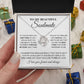 To My Beautiful Soulmate Necklace, Love knot Necklace for Girlfriend, Soulmate Jewelry, Soulmate Necklace, Future Wife Gift, Necklace for Wife from Husband, Necklace Message Card and Gift Box Styles on Birthday, Christmas, Wedding, Anniversary Love knot T