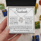 Couples Gifts, To My Beautiful Soulmate Necklace From Husband, Wedding Anniversary For Wife From Husband, Wife Wedding From Husband, To My Wife, Necklace Custom Name Message Card and Gift Box Styles on Birthday, Christmas, Wedding, Anniversary Love knot T
