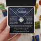 To My Soulmate Necklace for Women, Necklaces For Wife from Husband, Soulmate Necklace to My Future Wife, Necklace For Girlfriend with Message Card and Necklace Gift Box Gift Box Styles on Birthday, Christmas, Wedding, Anniversary Love knot Thang