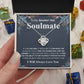 Gifts For Soulmate Birthday Gifts From Husband Necklace Valentines Day, Necklace for Future Soulmate, Wedding Birthday Jewelry for Wife Necklace Gifts from Husband - Soulmate Gift Necklace with Message Card and Gift Box Love knot Thang