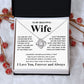 Gifts For Wife Birthday Gifts From Husband Necklace Valentines Days, Necklace for Future Soulmate, Valentine Necklace Jewelry for Wife Necklace Gifts from Husband - Soulmate Gift Necklace with Message Card and Gift Box Love knot Thang