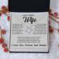 Soulmate Necklace For Women, To My Wife, Soulmate Gifts For Her, Future Wife Necklace, Necklaces For Girlfriend, To My Wife Necklace, Wife Necklace From Husband Necklace Message Card and Gift Box Styles on Birthday, Christmas, Valentine Love knot Thang