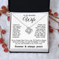 Gifts for Wife Necklace from Husband, Gifts for Wife from Husband, Valentine Gifts for Her Gifts Soulmate Message Card and Necklace Gift Box Gift Box Styles on Birthday, Wedding, Anniversary, Valentine Love knot Thang