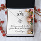 To My Love Necklace I Love You Not Only Gifts For Her Unique Necklaces For Wife From Valentines Day Anniversary Birthday For Her, Love Knot Meaningful Necklace Message Card and Gift Box Styles on Birthday, Christmas, Anniversary Love knot Thang