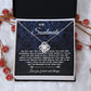 To My Soulmate Necklace Gift, Necklaces For Wife from Husband, Soulmate Necklace to My Beautiful Wife, Necklace For Soulmate with Message Card and Necklace Gift Box Gift Box Styles on Birthday, Christmas, Wedding, Anniversary, Valentine Love knot Thang